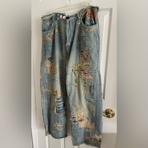 MAGNOLIA PEARL Cotton Lil' Friends Miners Denims NWOT